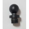 4pcs Brass Ball Finial Tips Radius Hinge Polished 1070030 Satin Black