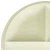 titto P37003 3-Compartment Dish (Round), Light Green