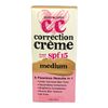 Hard Candy CC Correction Creme Broad Spectrum SPF 15 *Medium* 1.5oz./42.5g NEW