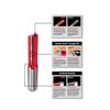 Freud 75-102 1/4" x 2-1/2" Up Spiral Router Bit (1" Cutting Length), Pack of 1