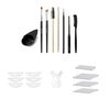 29 PCS TOOL KIT LASH LIFT AND PERMING APPLICATION SET RODS, SILICONE CURLERS, Y APPLICATOR, BRUSHES, STICK, MIXING DISH BOWL FOR LASH PERM LIFTING