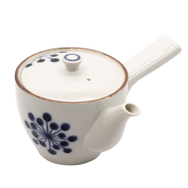 Arita Ware 478502 Teapot (Ceramic Tea Strainer) 8.5 fl oz (250 ml), Flower Dot Pattern, Made in Japan