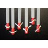 12 pcs Nail Tips Guide Various Styles For Nail Art