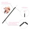 G2PLUS Micro Applicators Brushes with Longer Tips - 200PCS Disposable Microfibre Brushes Eyelashes - Black Lash Lift Micro Applicators - Eyelash Extension Swabs for Eyelashes Extensions, Crafting