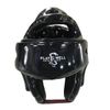 Martial Arts Dipped Foam Ultimate Sparring Head Guard Black - Double Layer (Medium)