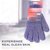 Brooklyn Botany Exfoliating Gloves for Bath and Shower – Heavy Duty Exfoliating Body Scrubber for Massage and Dead Skin Remover for Body – 1 Pair