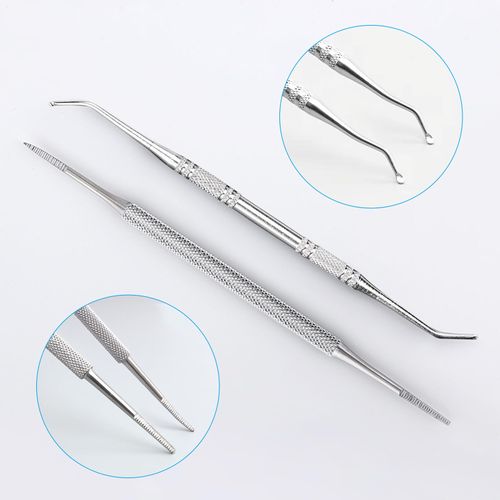 Nail Picker, Nail Scale, Toenail Scale Remover, Internal Nail Tool Nail Decontamination Stainless Steel Nail Stripper 2pcs