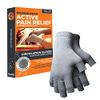 Incrediwear Fingerless Circulation Gloves Arthritis Gloves (Grey,Medium)