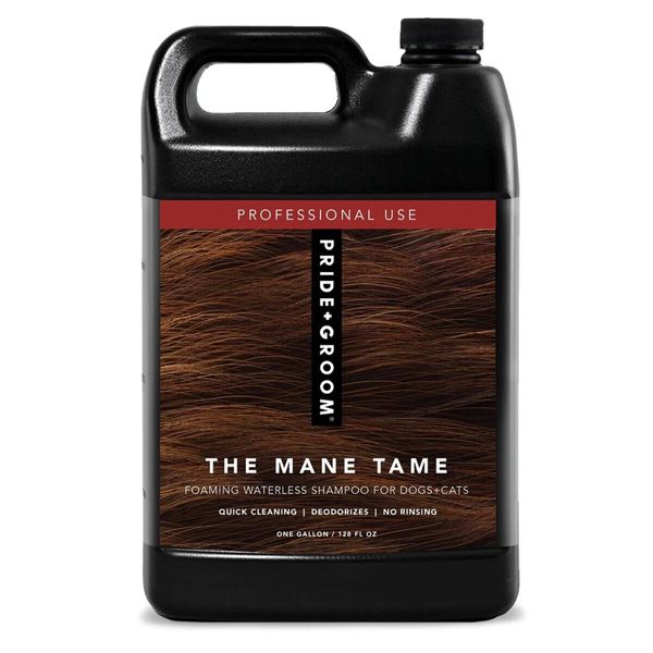 The Mane Tame Foaming Waterless Shampoo Professional Use for Dogs and Cats 1 Gal