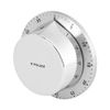 Digital Kitchen Timer, Manual Mechanical Kitchen Timer with Magnetic Base Countdown Cooking Baking Timing Tool (Silver)