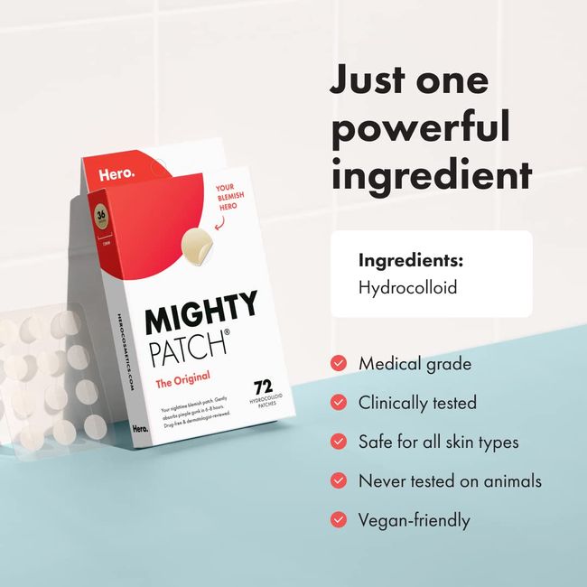 Hero Cosmetics The Original Mighty Patch Duo 12 Acne Patches Day