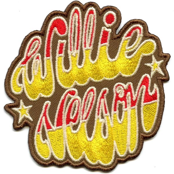 Willie Nelson Singer Patch Sparkle logo Music Embroidered Iron On