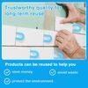 700 Pcs Tile Spacers 1/16 Inch, Horseshoe Shims, U Shape Plastic Shims (Blue)