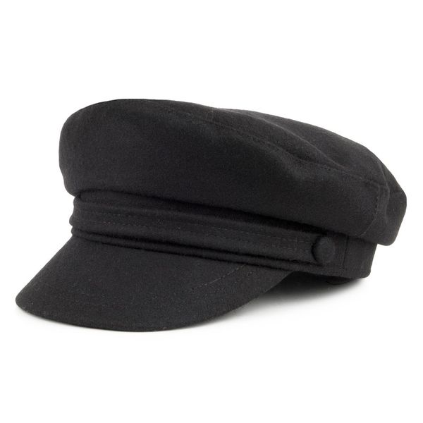 Jaxon & James Wool Blend Fiddler Cap - Black S