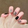S003 Nail Tips, False Nails, 3D Nails, Handmade, Wedding Nails, Cute, Long, Popular, Japanese Style, Short, Bride Nails, Glossy, False Nails, 3 Different Styles, 72 Pieces