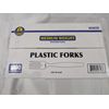 Medium Weight Disposable Plastic Forks Bulk White Plastic Silverware 1000ct