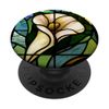 Calla-Lilien-Buntglas PopSockets with Interchangeable PopGrip