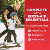 All-Purpose Portable Compact First Aid Kit for Minor Cuts, Scrapes, Sprains & Bu