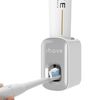 iHave Toothpaste Dispenser Wall Mount for Bathroom Automatic Toothpaste Squeezer (Grey)