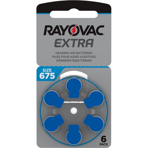 Mercury Free hearing aid battery 675 Rayovac – 10 Pads