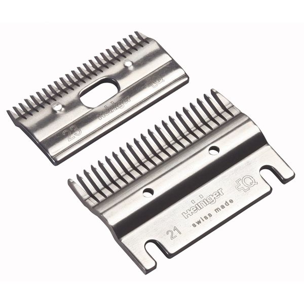 Shear Blade for ALL, raw 21/23, Heiniger, 21/23, steel