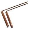 Mini (Small) Copper Dowsing Rods With Copper Handles - Pair