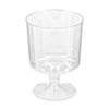 Manfred Schägner GmbH Polystyrene (PS) 50 Disposable Wine Glasses 200ml Clear