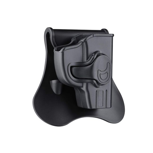 OWB Paddle Holster for Ruger LCP, Kel-Tec P3AT 380 Sub-Compact Pistol(Not LCP II or Laser Models), 360° Adjustable Outside Waistband Holsters, Fast Release Tactical Gun Holster - Right Handed