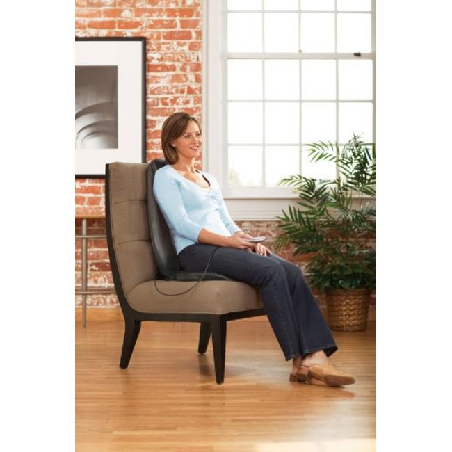 Homedics SBM-200H Therapist Select Shiatsu Back Massager Chair Cushion  w/Heat