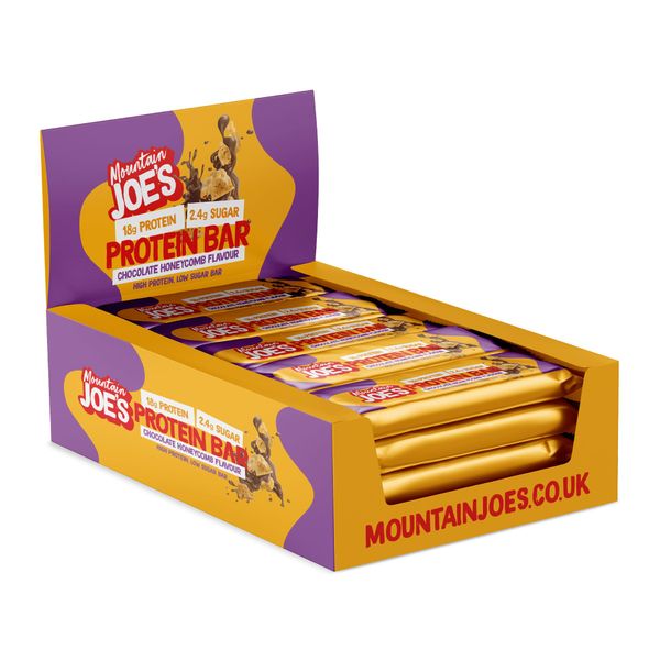 Mountain Joes Protein Bar 12x55g (Chocolate Honeycomb)