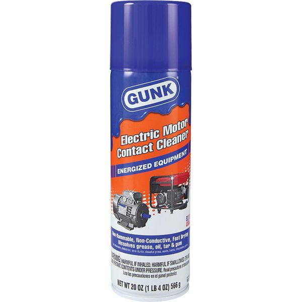 Gunk NM1 Electric Motor Contact Cleaner - 20 oz.