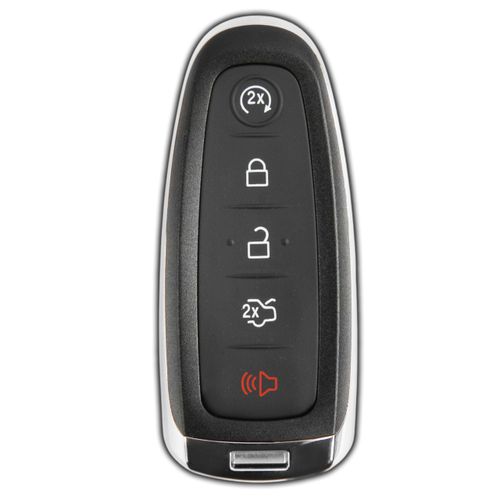 KeylessOption Key Fob Replacement for 2011 2012 2013 2014 2015 2016 2017 2018 2019 2020 Ford Escape Explorer Focus Taurus Lincoln Navigator MKX Remote, 5-Button M3N5WY8609, Locksmith Required