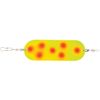 Rapala 2/0 Jensen Dodger Chartreuse/Fire Dot, Chrome Silver Prism