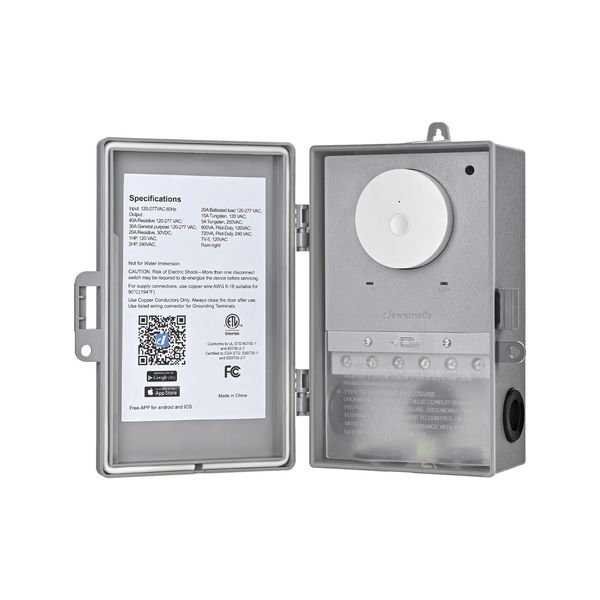 DEWENWILS Smart WiFi Pool Pump Timer, Outdoor Heavy Duty  Wireless Controller