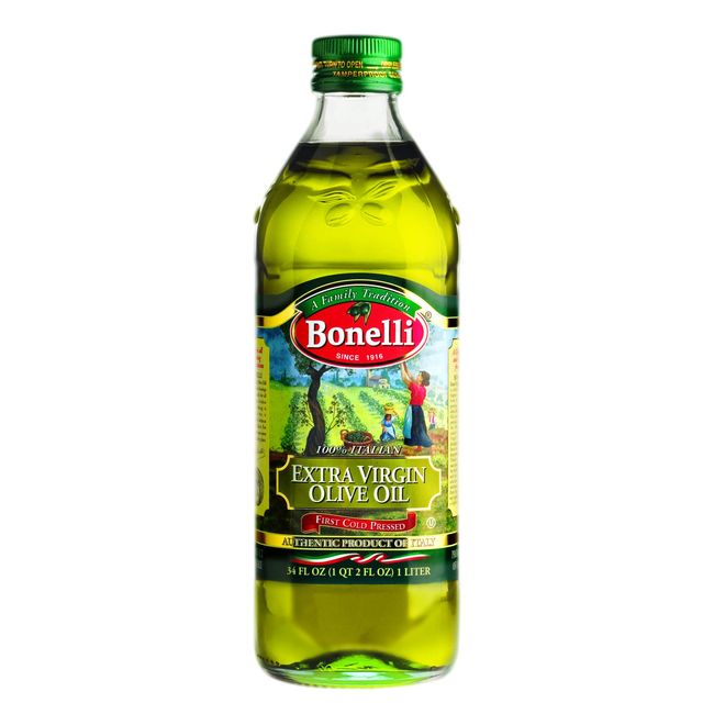 Bonelli Extra Virgin Olive Oil 33.8 Fl Oz Glass