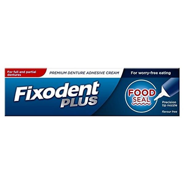 Fixodent Plus Denture Adhesive Cream Food Seal, 35ml