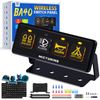 MICTUNING Wireless 4 Gang Switch Panel, ON-OFF Circuit Control Relay Switch Box 