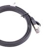 vhbw Variation Network Cable LAN Patch Cable Cat7 15 m Black Flat