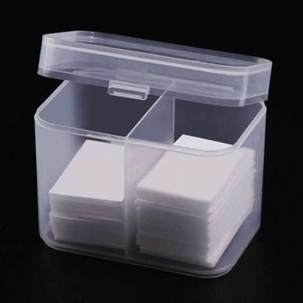 2-compartment cotton container, cotton pad dual 2-piece NEW toothpick cotton swab container