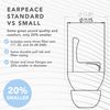 EarPeace Sleeping Earplugs 6 Pack with Case, Small Size (Light Sound Insulation, Sound Reduction Value 30dB)