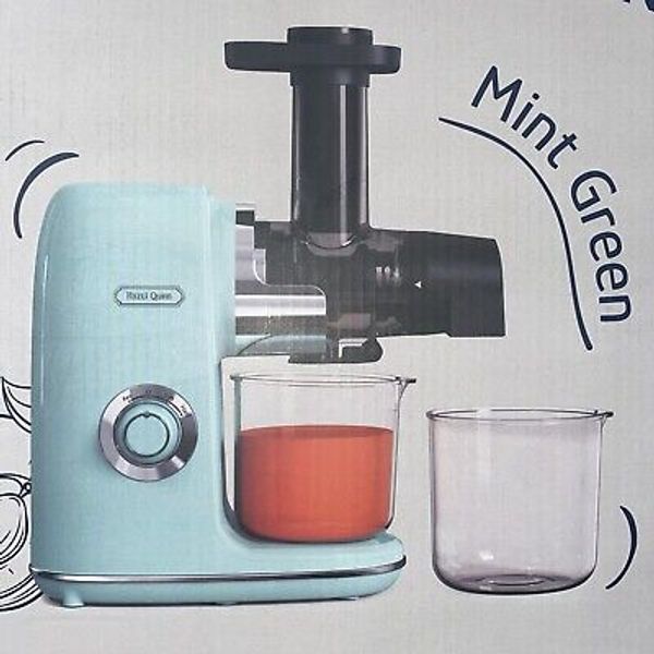 HAZEL QUINN SLOW JUICER MINT GREEN JUICE MAKER Health Kick Vitamin Drinks BNIB