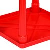 A406 Kids Children Plastic Home Garden Folding Foldable Table & Stackable Chair Set (Red)