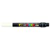 Posca UNI-BALL PCF-350 BRUSH TIP MARKER - WHITE - SINGLE PEN