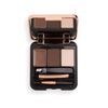 Makeup Revolution, Brow Sculpt Kit, Dark, 2.2 g
