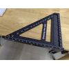Multi-Angle Measuring Ruler, 45/90 Degree Aluminum Alloy Square Protractor, Triangle Layout Tool