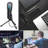 USB Condenser Microphone W/ Stand Laptop Desktop PC Podcast Studio Recording Mic