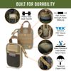 Maxpedition Unisex's MX259K-BRK Mini Pocket Organizer, Khaki, One size