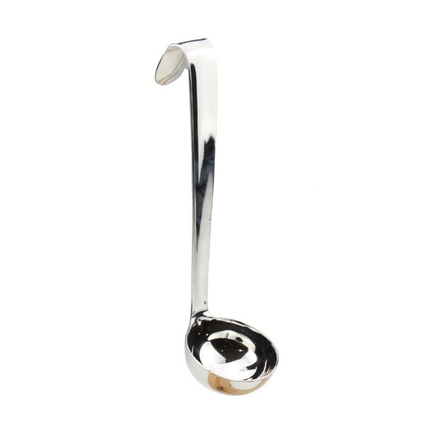 Mini Serving Ladle Stainless Steel with Hook Small Oil Ladle Serving Ladle Soup Gravy Sauces Ladle by Global Kitchen (Size 2: 6")