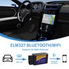 OBD2 Bluetooth Scanner Code Reader Reset for Android Windows - Car Diagnostic Tool for Engine Light Check, Compatible with Torque, OBD Fusion, Car Scanner Apps