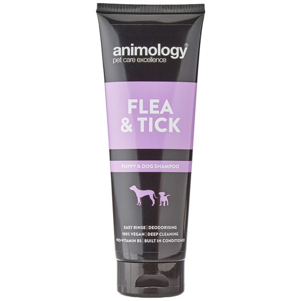 Animology Flea & Tick Dog Shampoo, Twin Pack, 250ml